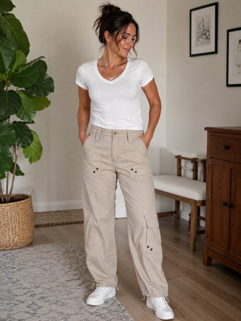 Dā-sh - Tan Cargo Pants